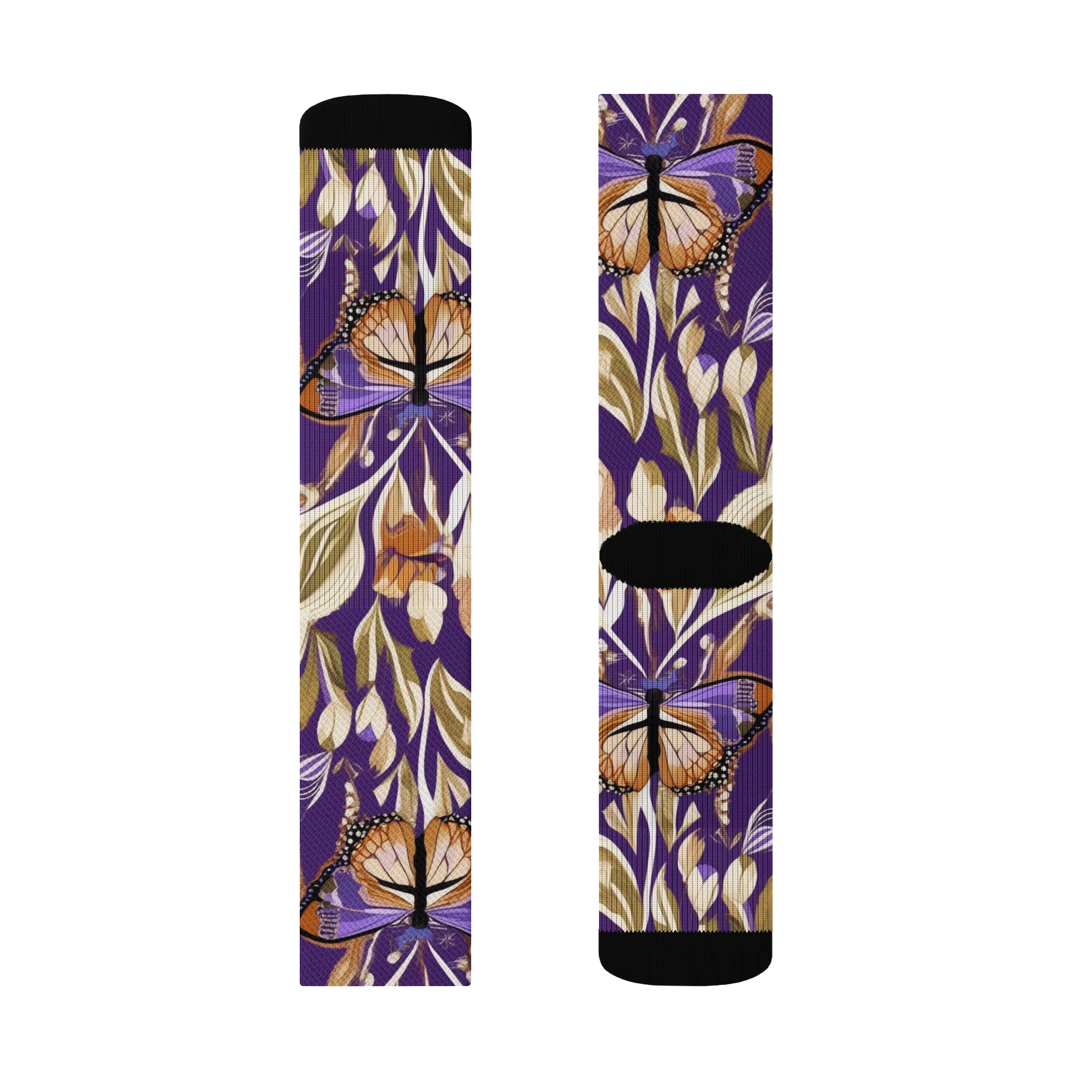 Amethyst Conservatory on Socks — Left Sock