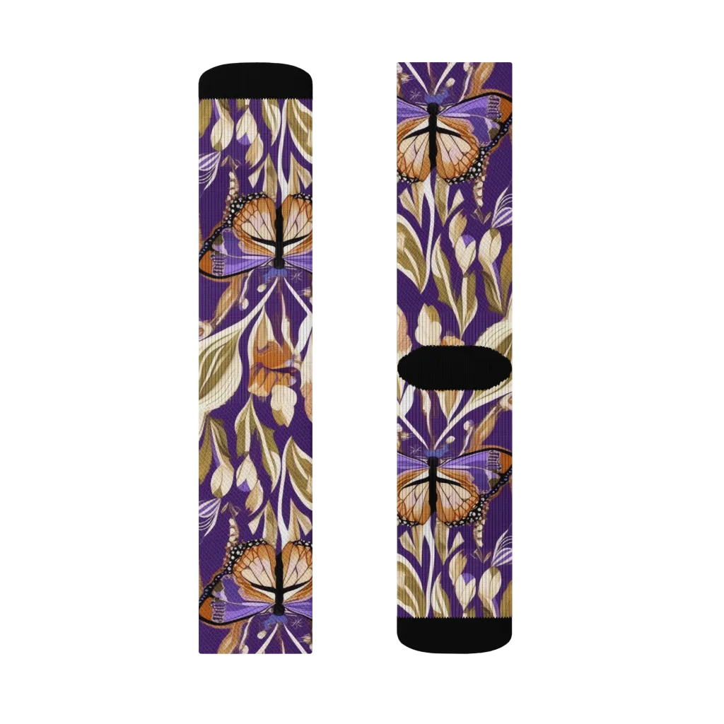 Amethyst Conservatory on Socks — Right Sock
