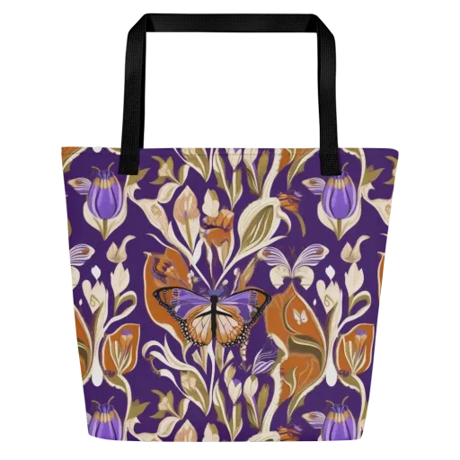 Amethyst Conservatory on a Large Tote Bag W/ Pocket