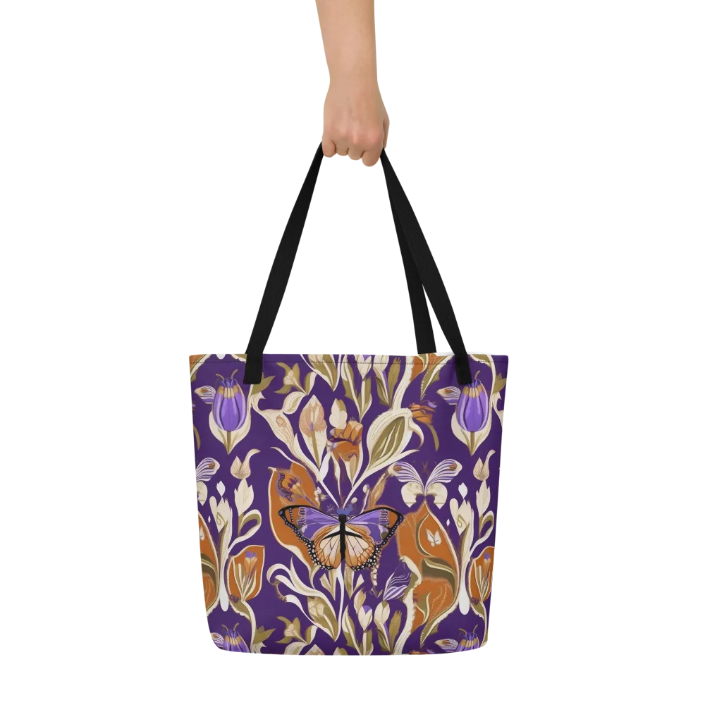 Amethyst Conservatory on Large Tote Bag W/ Pocket — Front