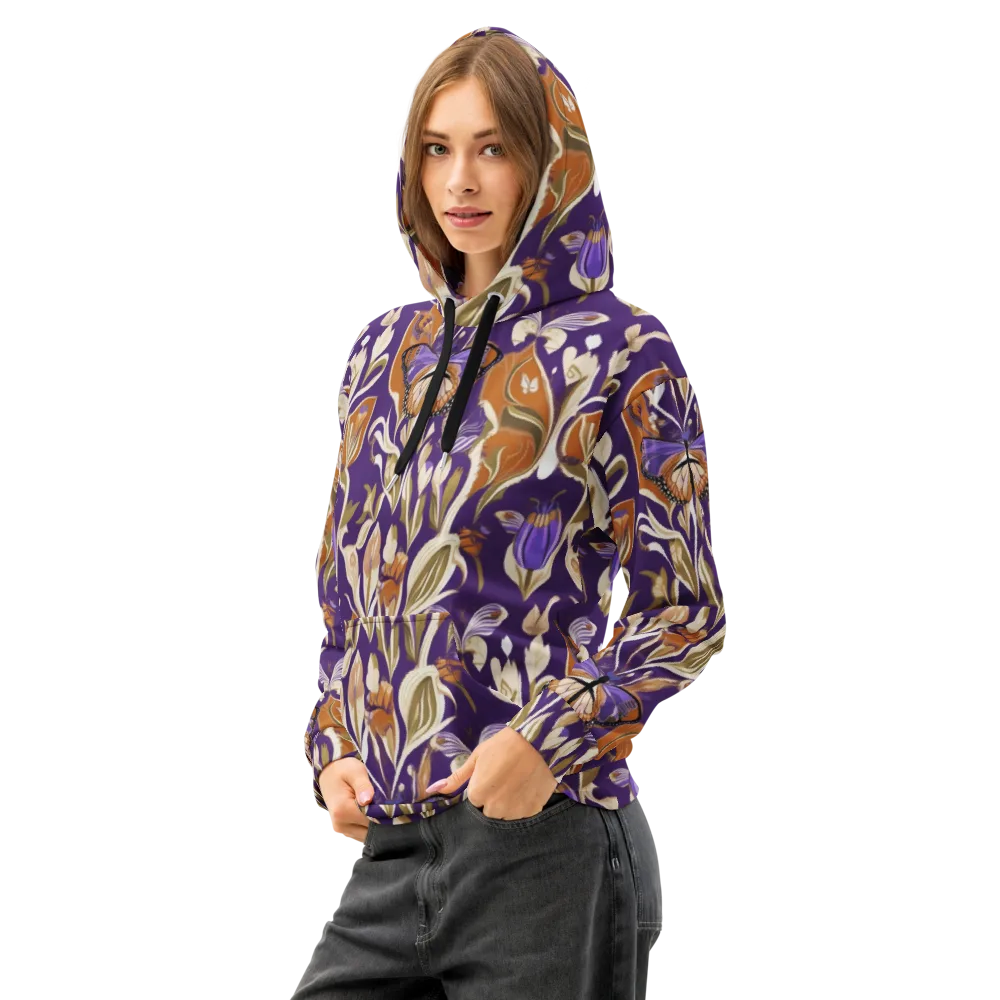 Amethyst Conservatory on Cotton Hoodie — Left Front