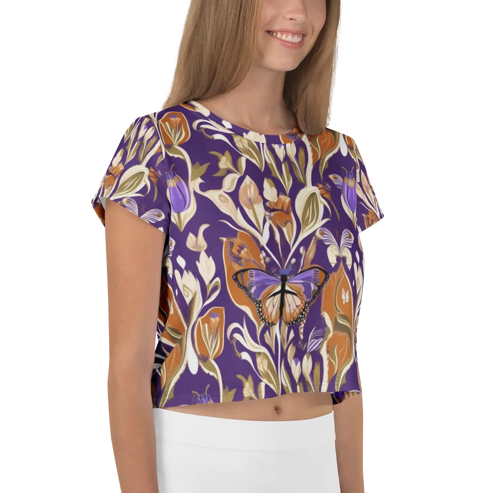 Amethyst Conservatory on Crop Tee — Right