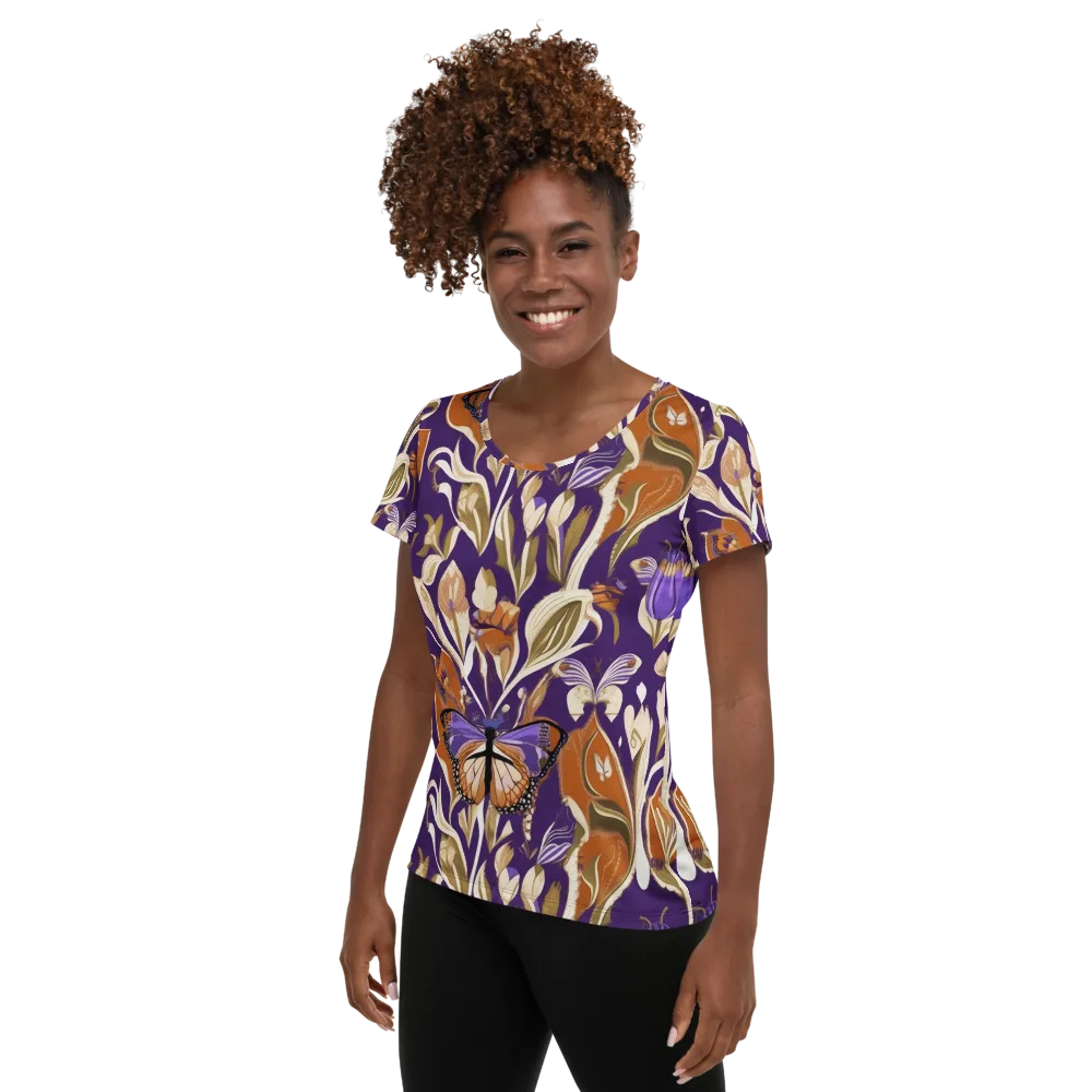 Amethyst Conservatory on Women's Athletic T-Shirt — Left