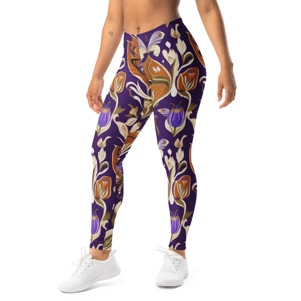 Amethyst Conservatory on Leggings — Left Front