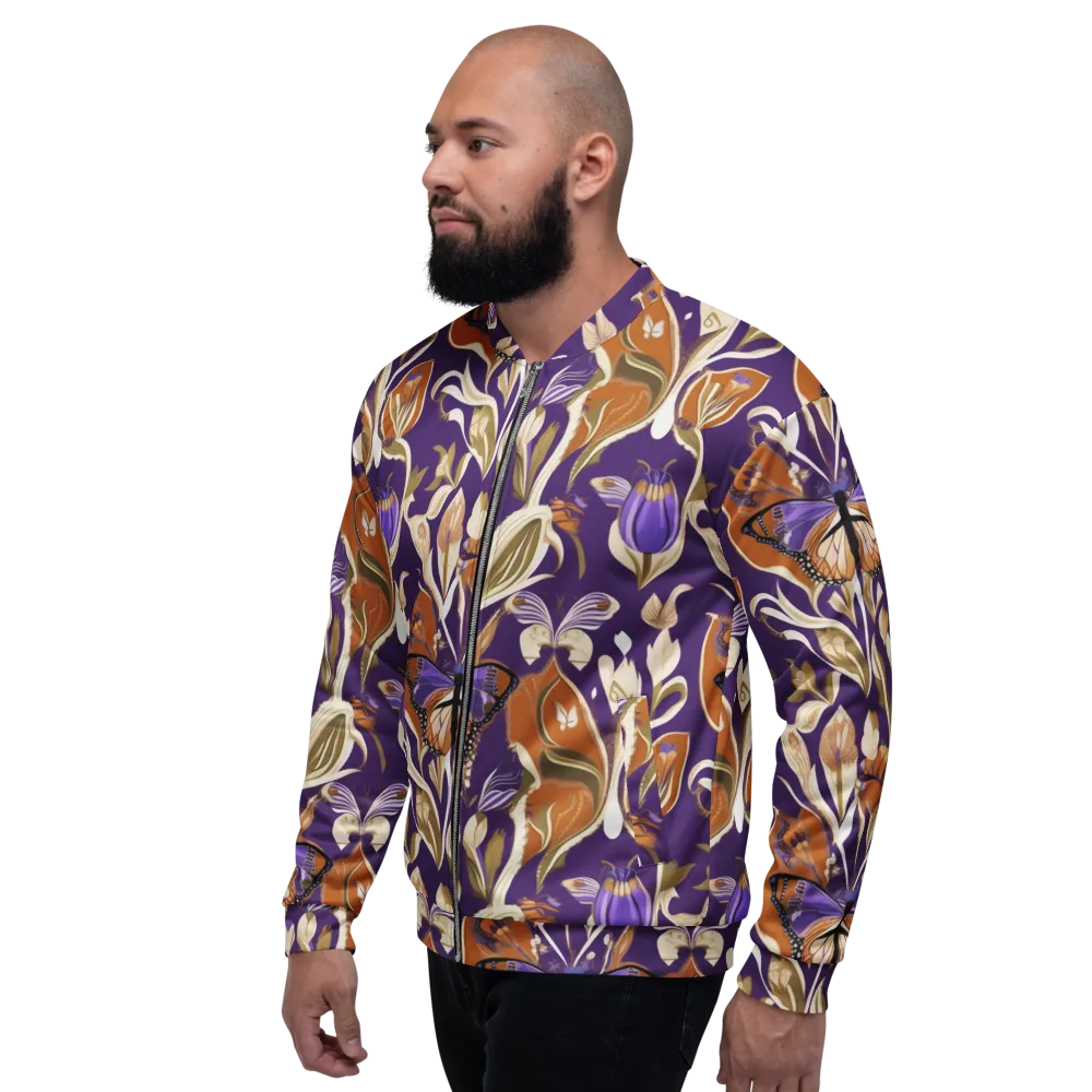 Amethyst Conservatory on Bomber Jacket — Left