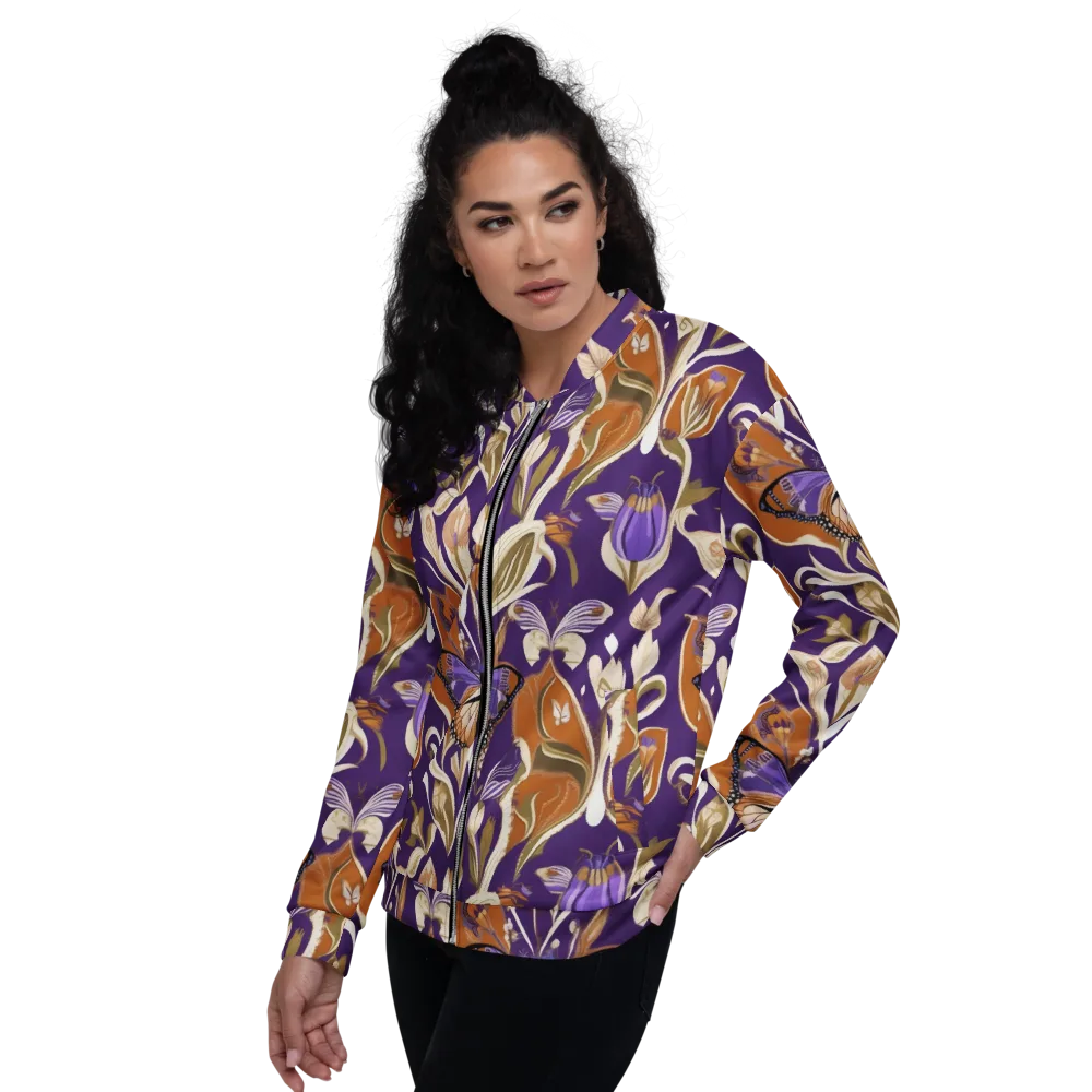 Amethyst Conservatory on Bomber Jacket — Left