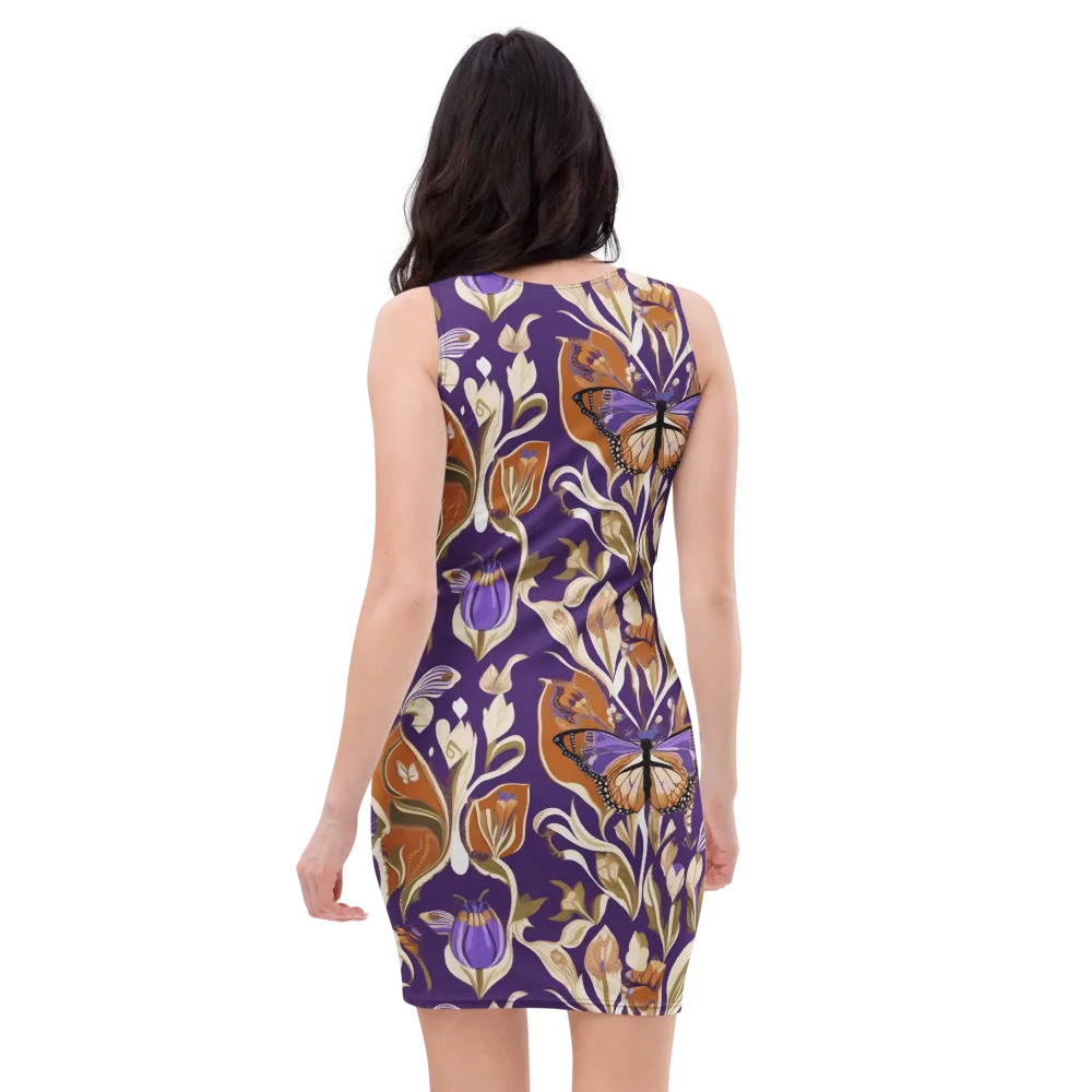 Amethyst Conservatory on Bodycon Dress — Back