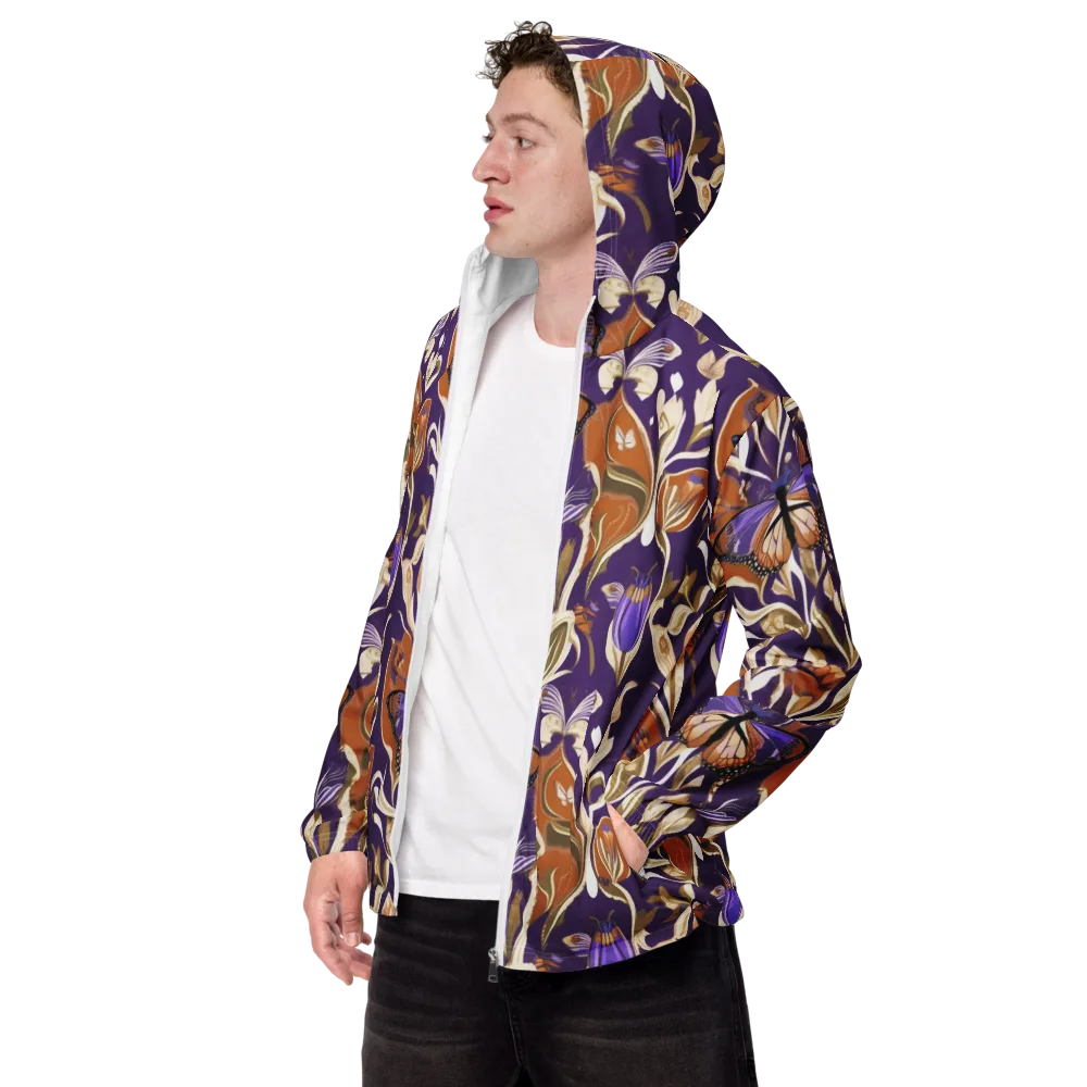 Amethyst Conservatory on Men's Windbreaker — Left Front