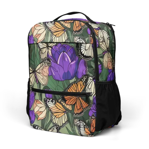 Monarch Iris on a Utility Backpack
