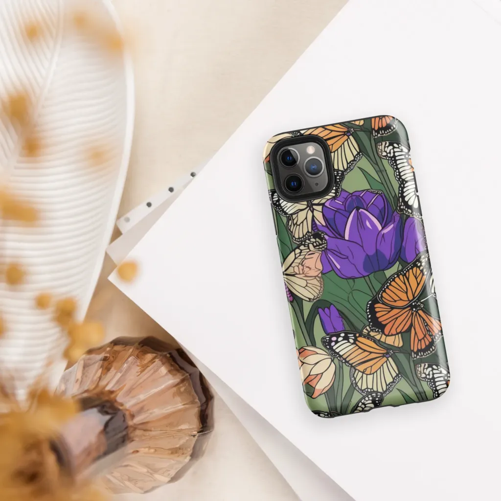Monarch Iris on Tough Case for iPhone® — Front