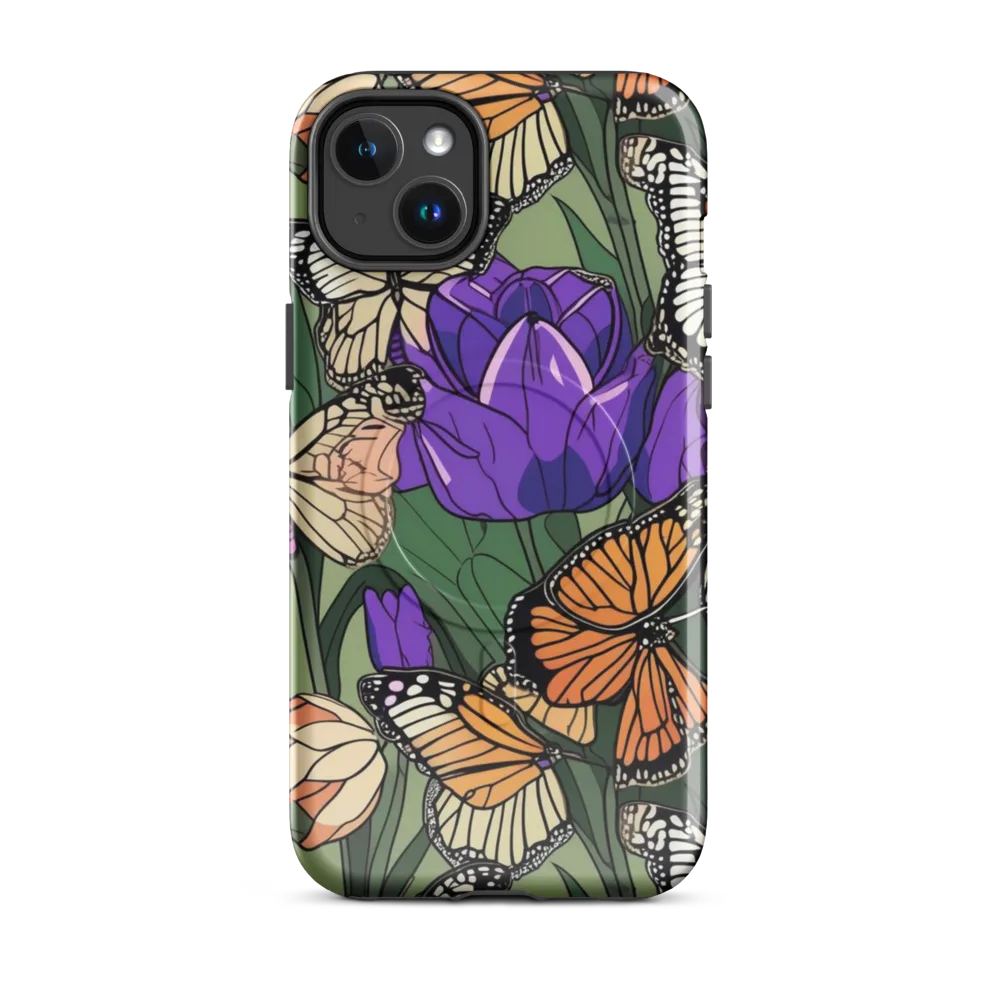 Monarch Iris on MagSafe Tough Case for iPhone® — Front
