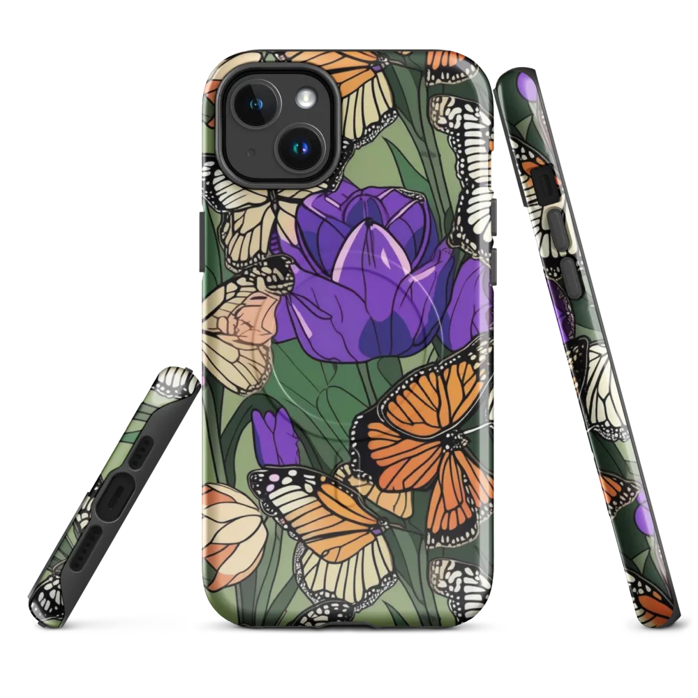 Monarch Iris on MagSafe Tough Case for iPhone® — Front
