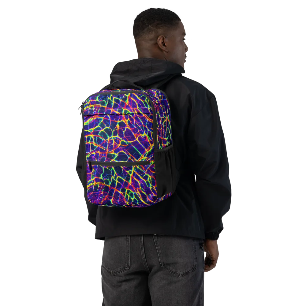 Acid Network on Utility Backpack — Back