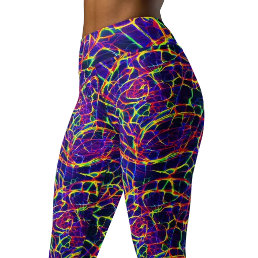 Acid Network on a Yoga Leggings