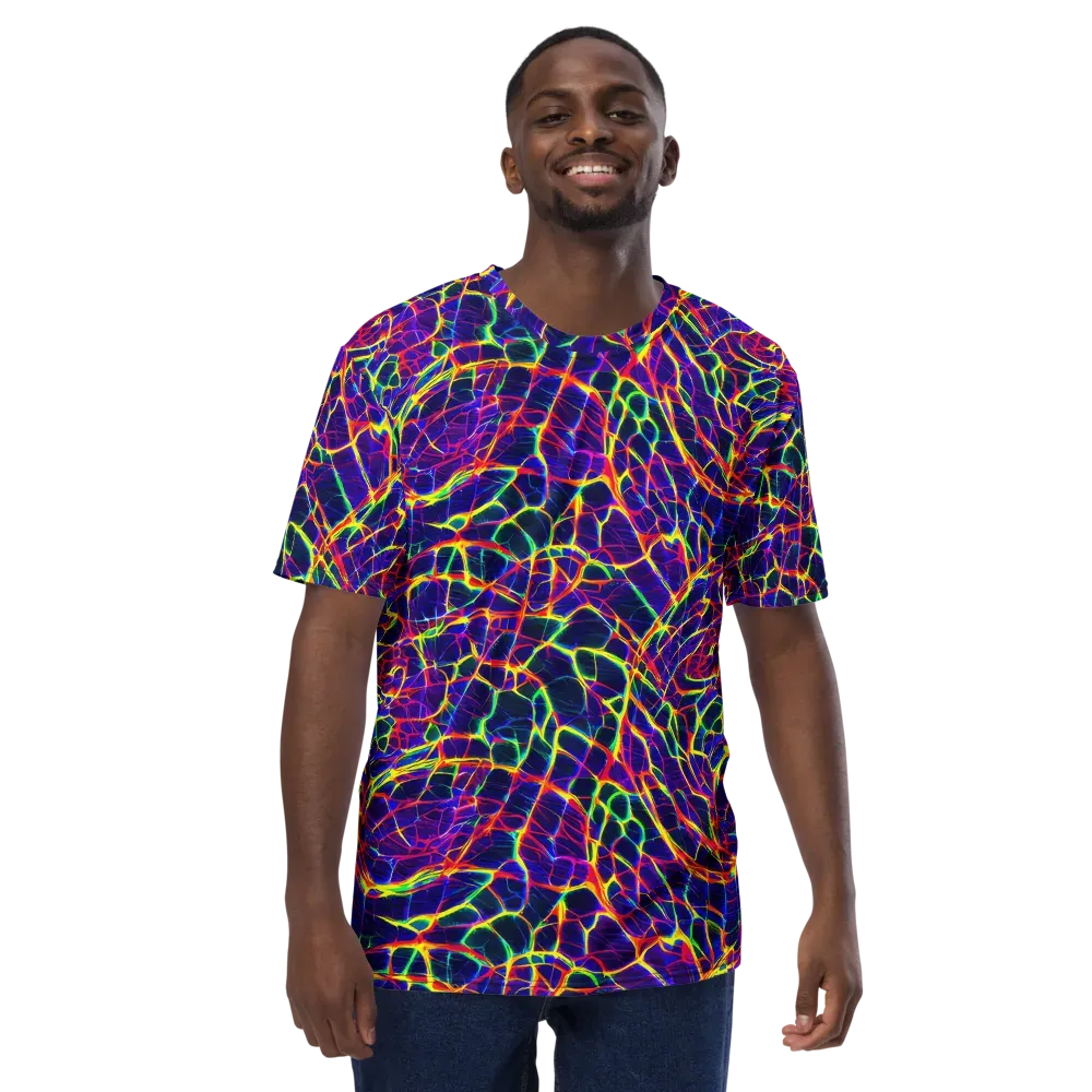 Acid Network on Men's Crew Neck T-Shirt — Front