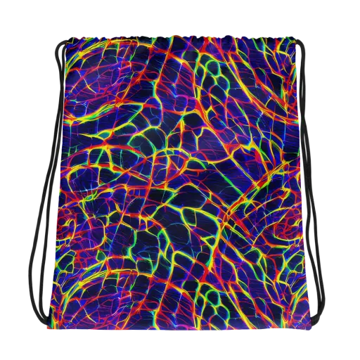 Acid Network on a Drawstring Bag