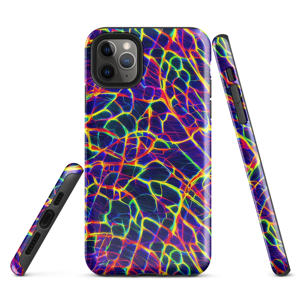 Acid Network on Tough Case for iPhone® — Front