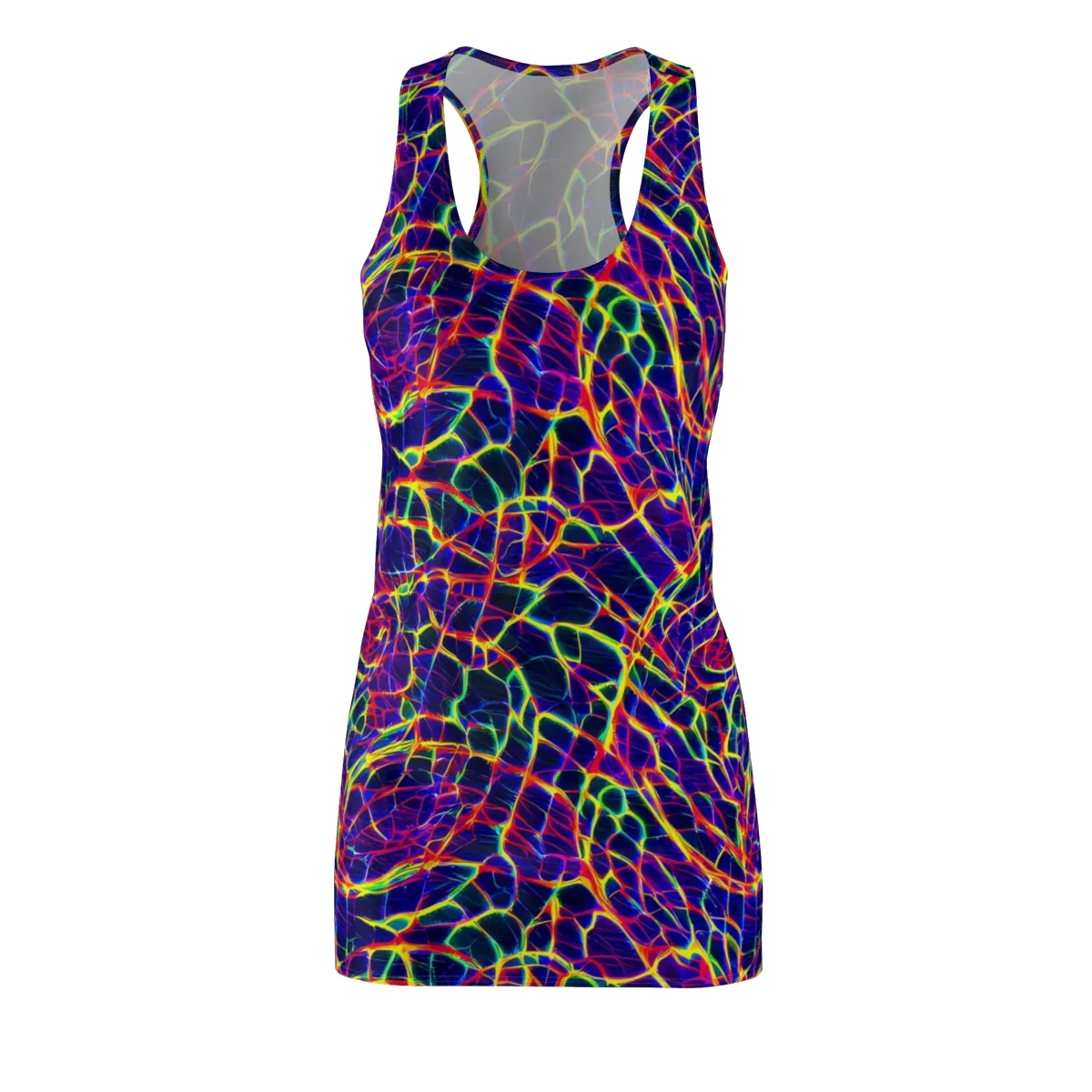 Acid Network on Racerback Dress — Front