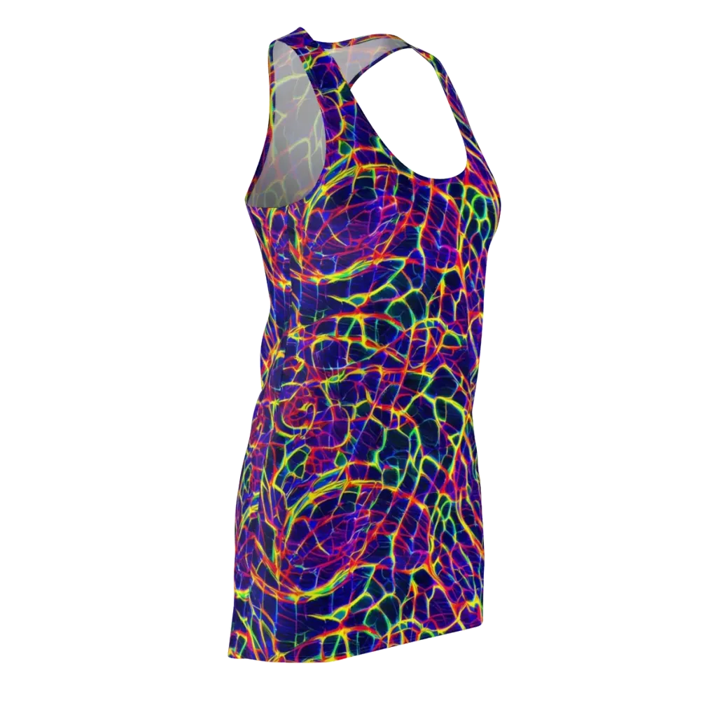 Acid Network on Racerback Dress — Front Side