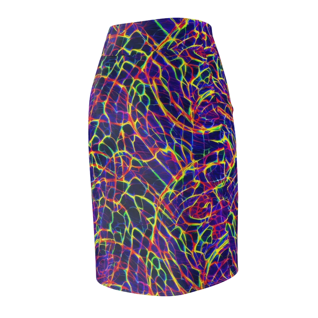 Acid Network on Pencil Skirt — Back Side
