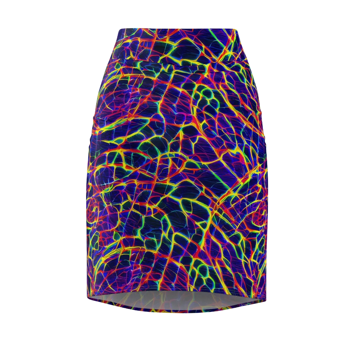 Acid Network on Pencil Skirt — Front