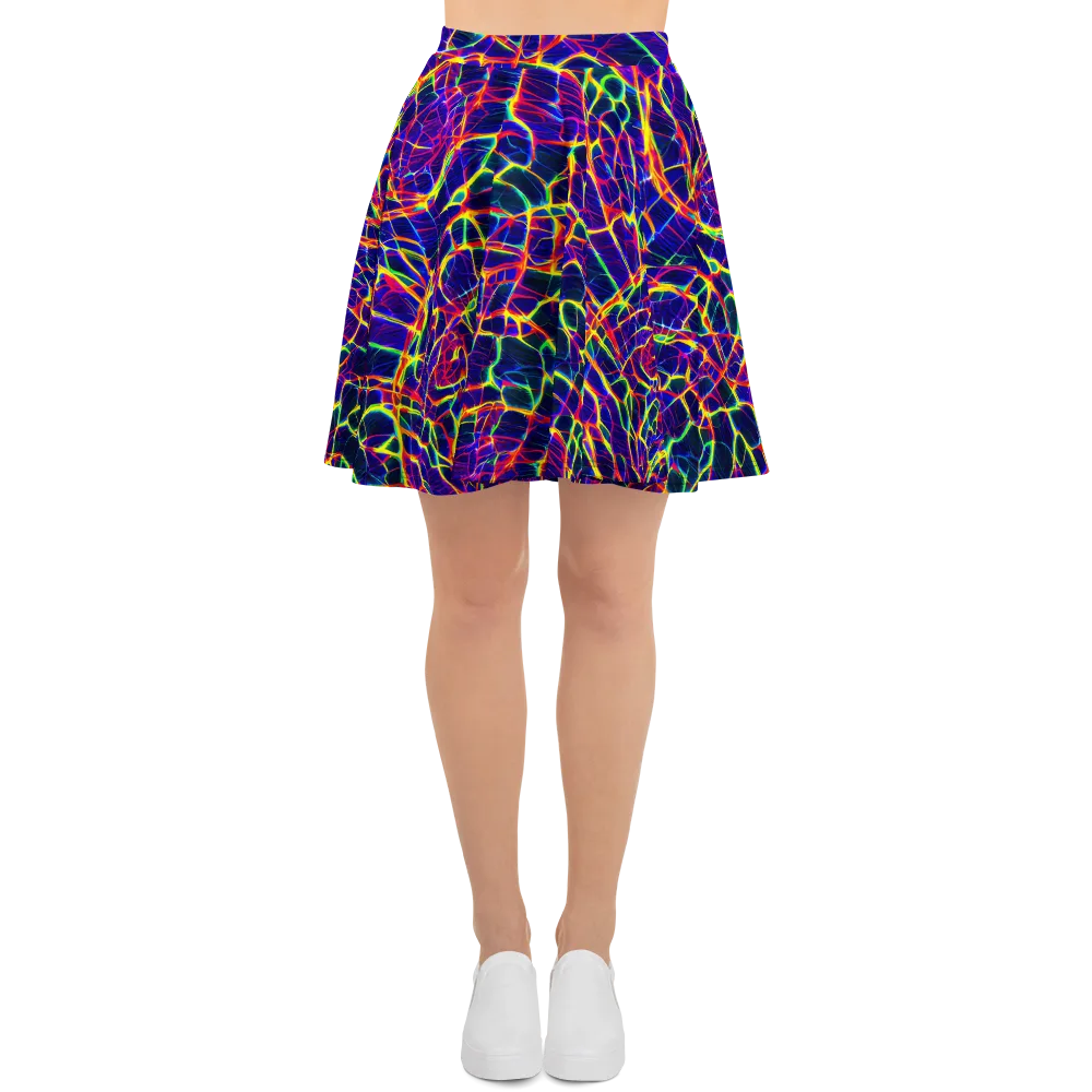 Acid Network on Skater Skirt — Front