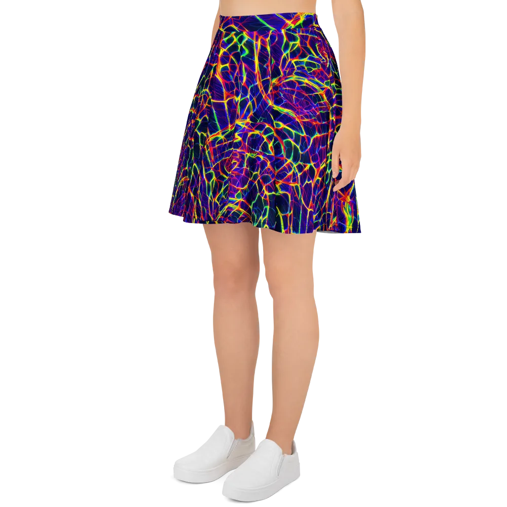 Acid Network on Skater Skirt — Left
