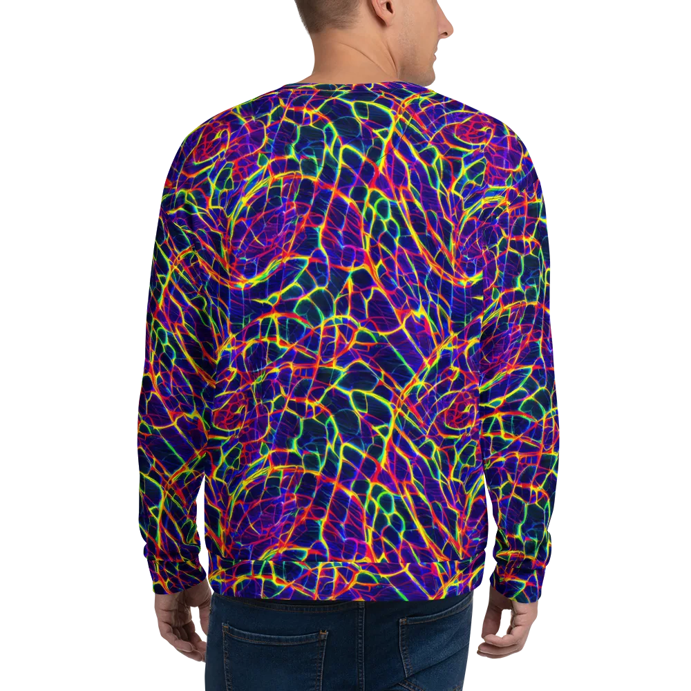Acid Network on Sweatshirt — Back