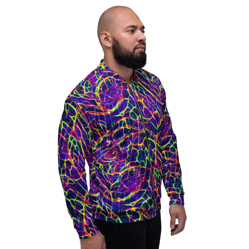 Acid Network on Bomber Jacket — Right
