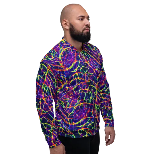Acid Network on a Bomber Jacket