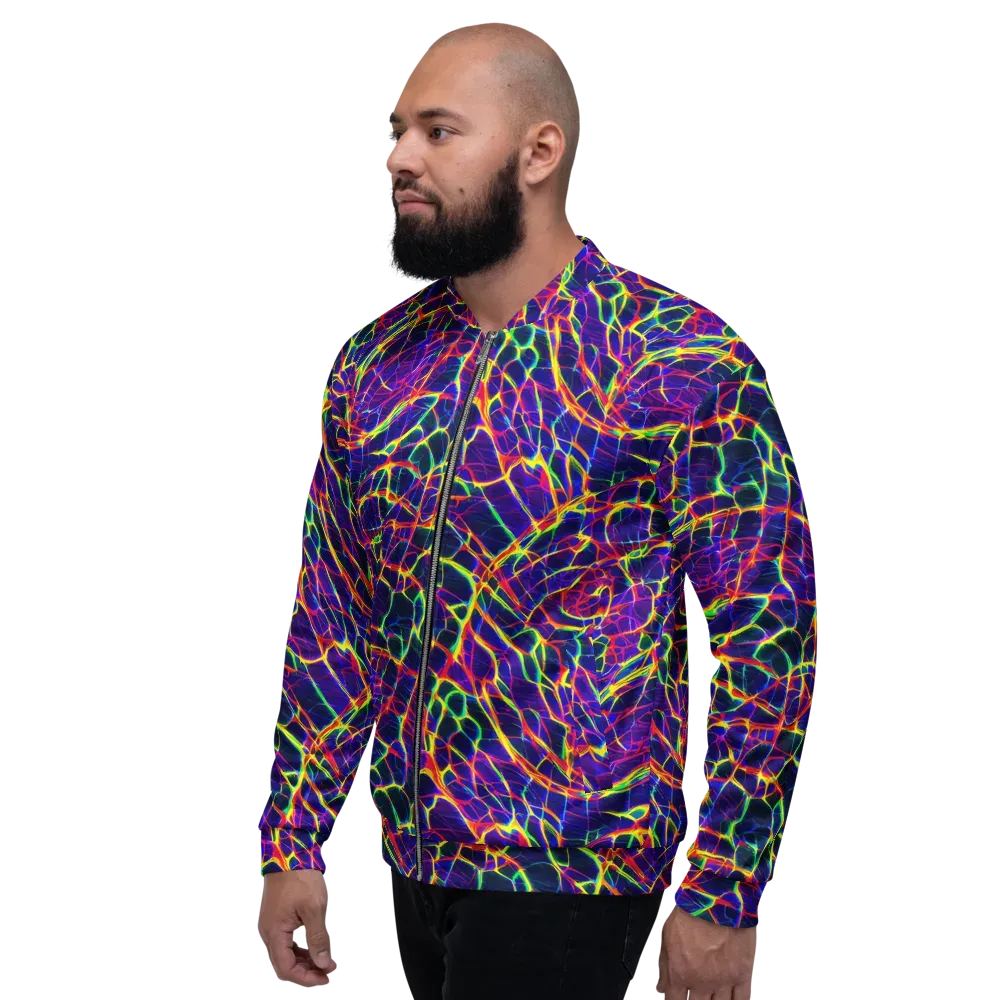 Acid Network on Bomber Jacket — Left