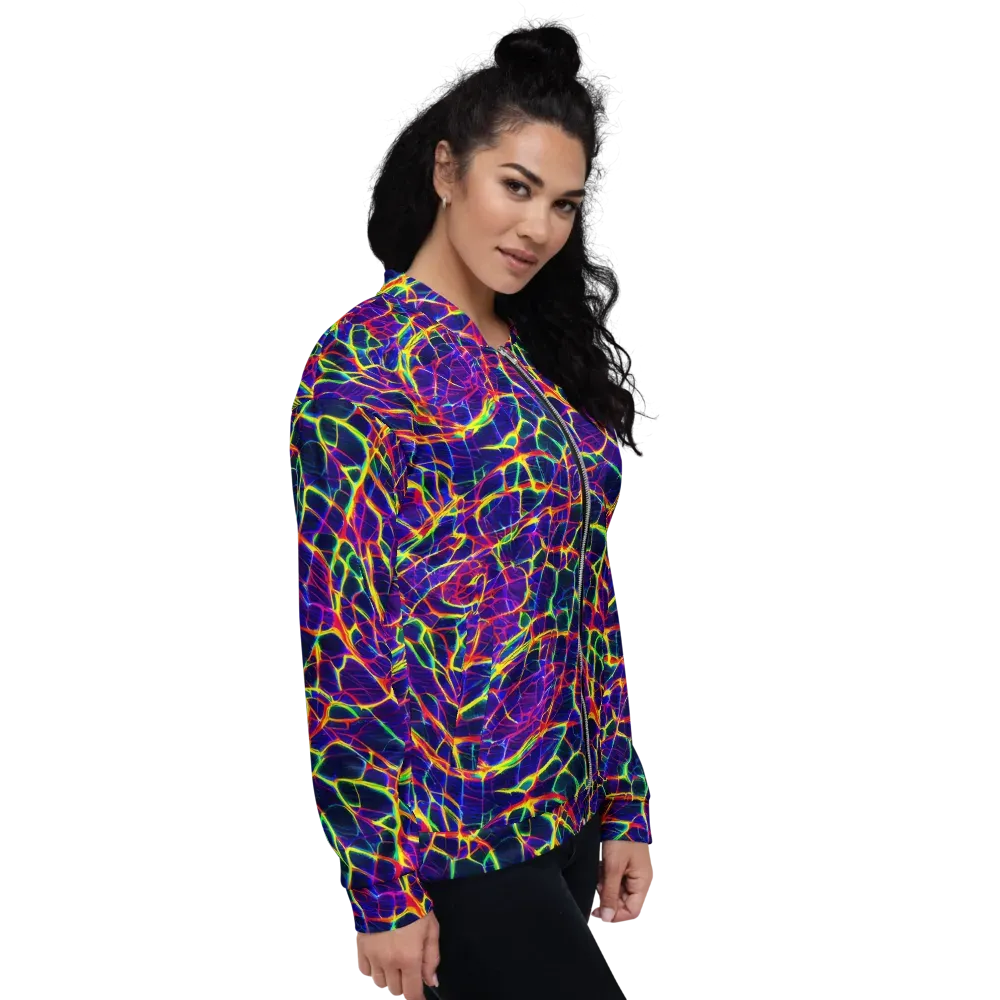 Acid Network on Bomber Jacket — Right