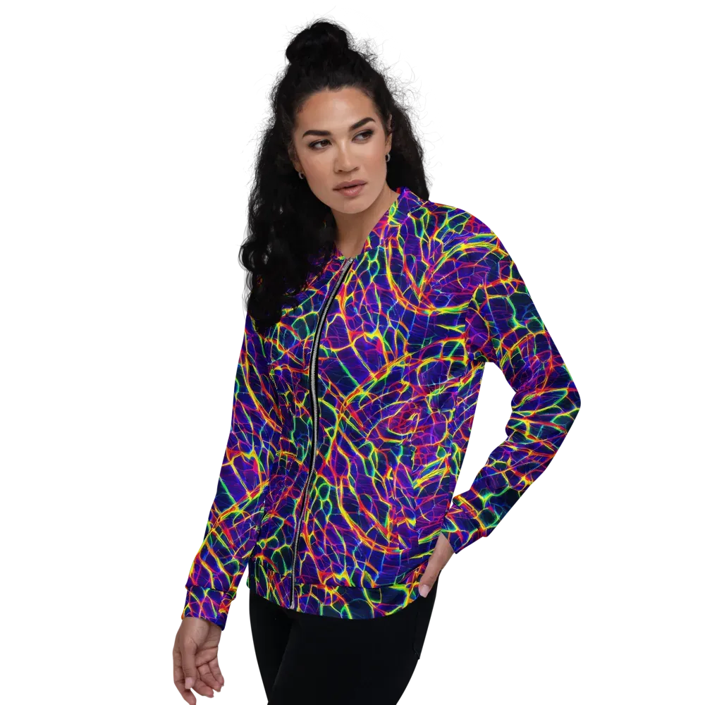 Acid Network on Bomber Jacket — Left