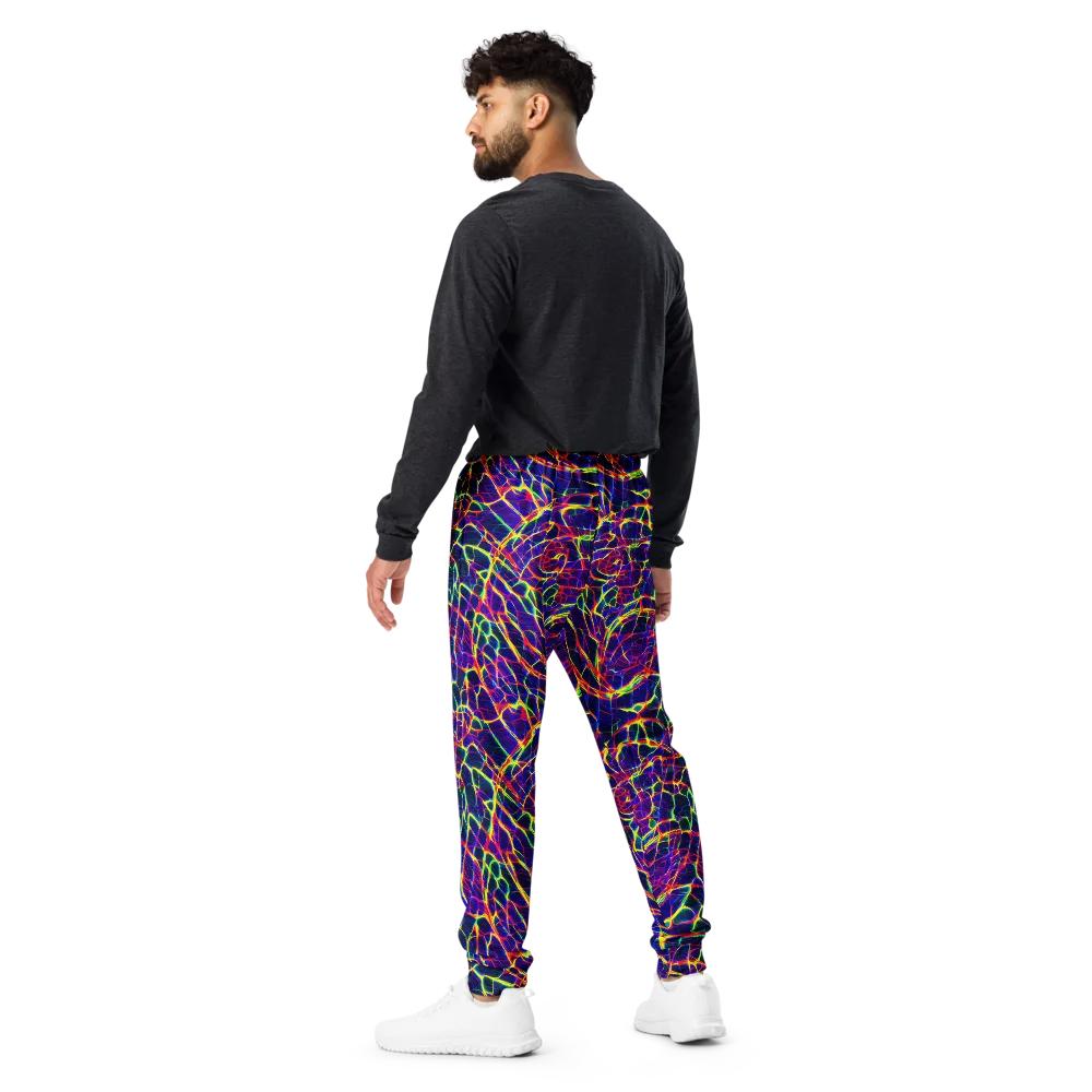 Acid Network on Men's Joggers — Back