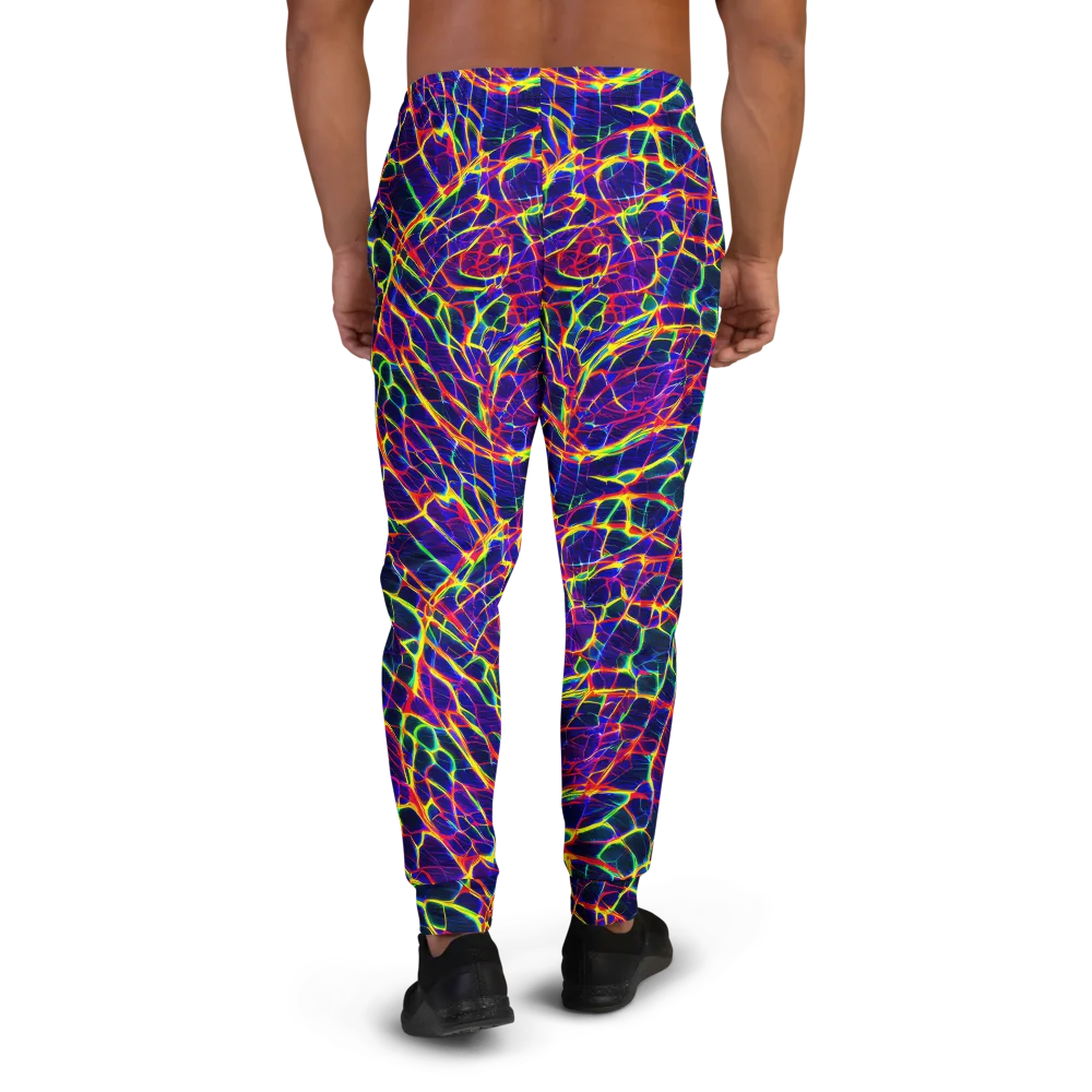 Acid Network on Men's Joggers — Back