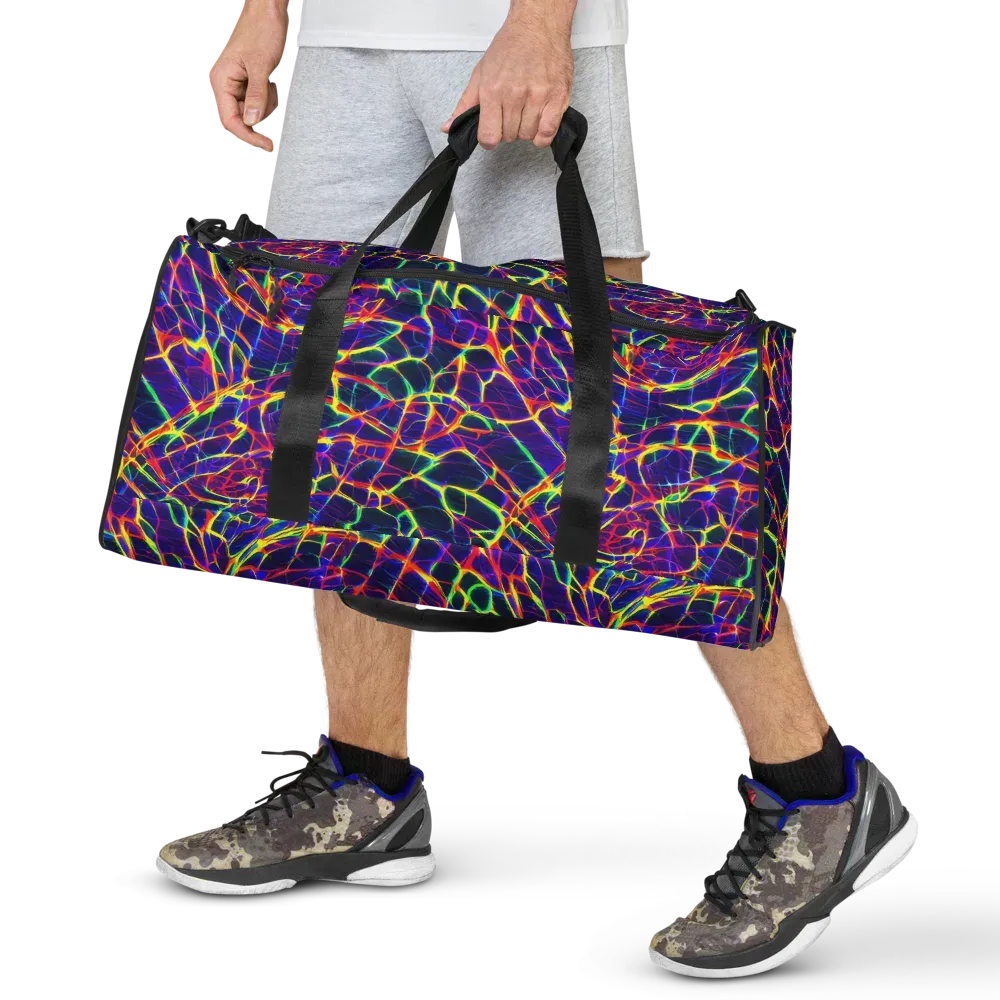 Acid Network on Duffle Bag — Front