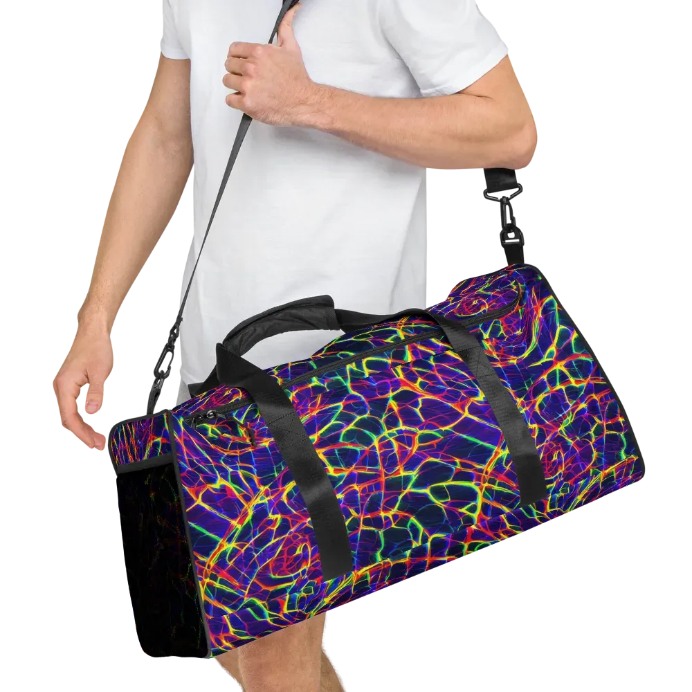 Acid Network on Duffle Bag — Right Front