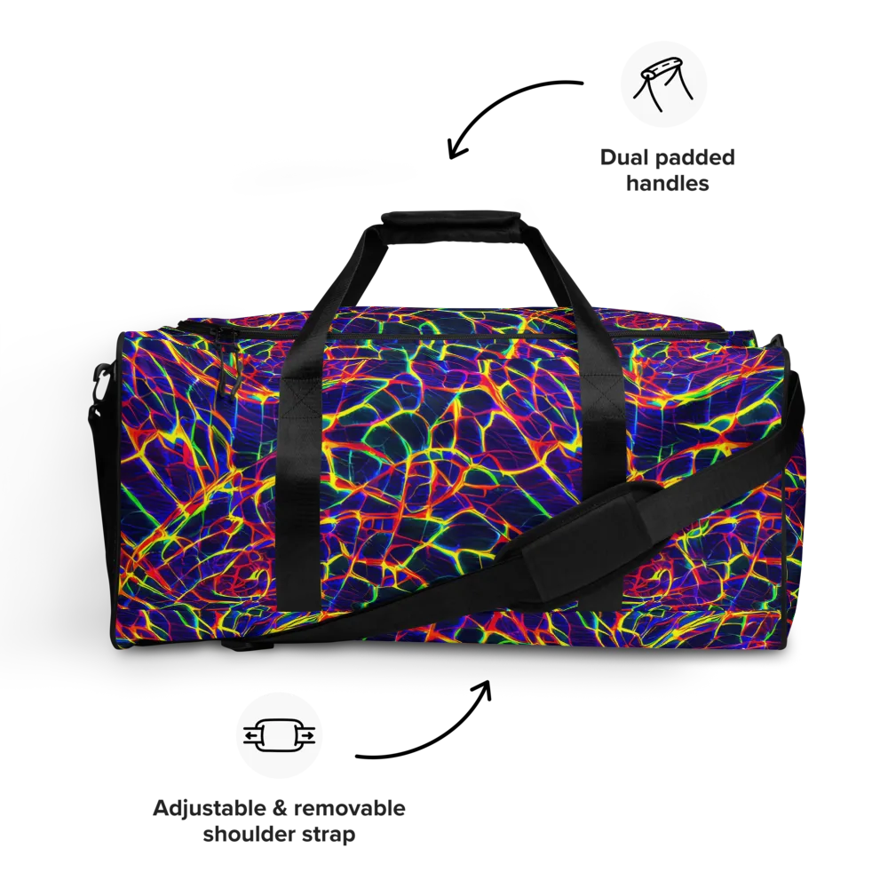 Acid Network on Duffle Bag — Front