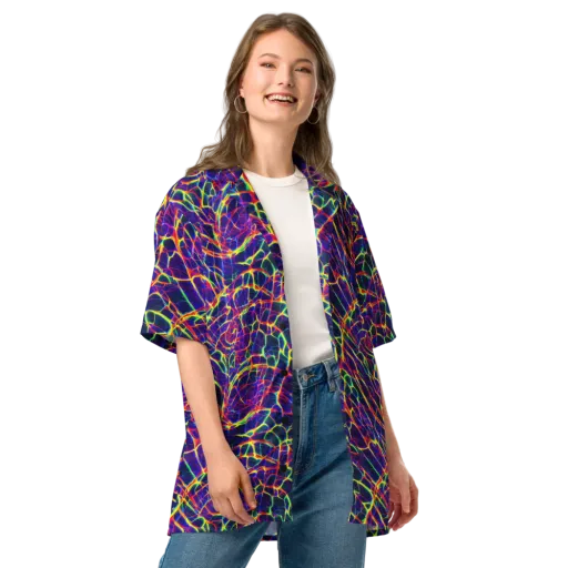 Acid Network on a Button Shirt