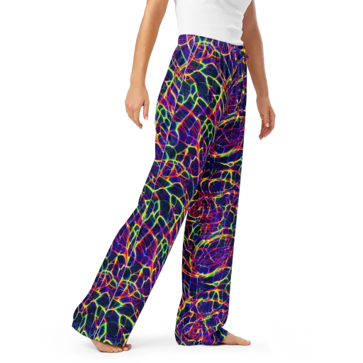 Acid Network on a Women's Pajama Pants