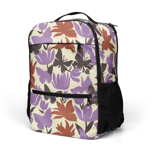 Violet Mariposa on a Utility Backpack