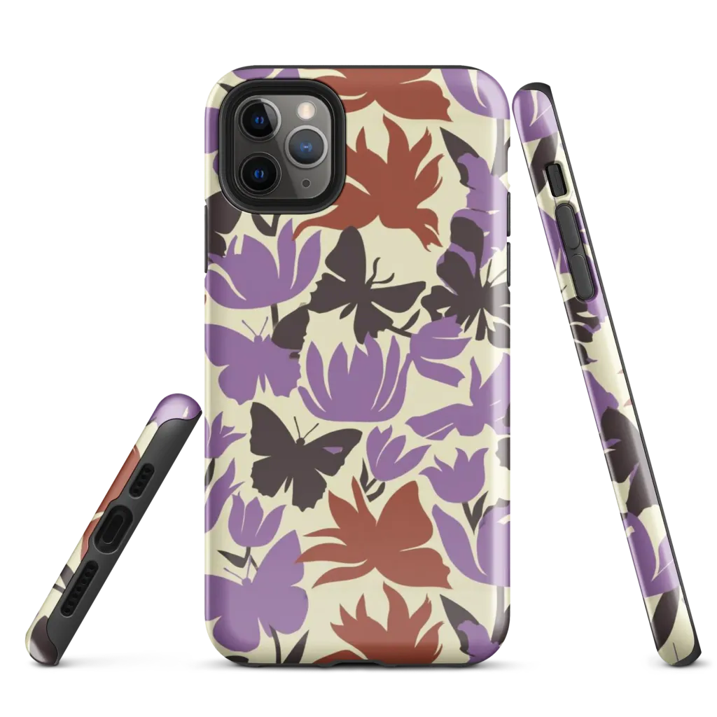 Violet Mariposa on Tough Case for iPhone® — Front