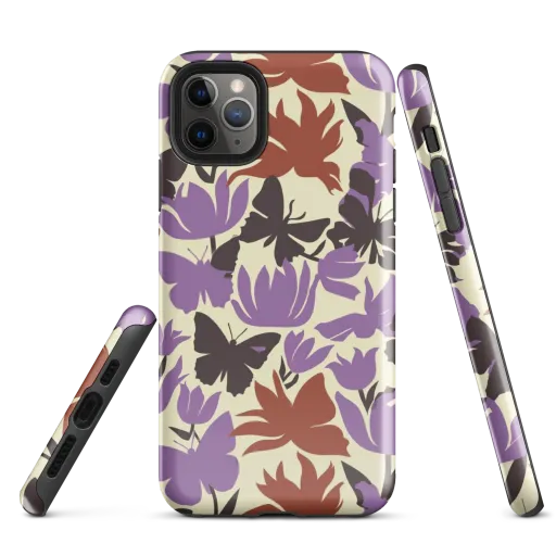 Violet Mariposa on a Tough Case for iPhone®