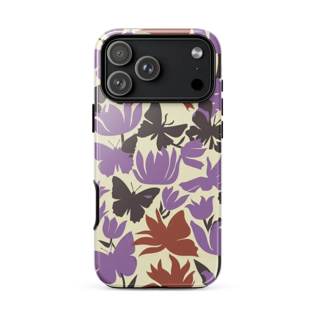 Violet Mariposa on Tough Case for iPhone® — Front