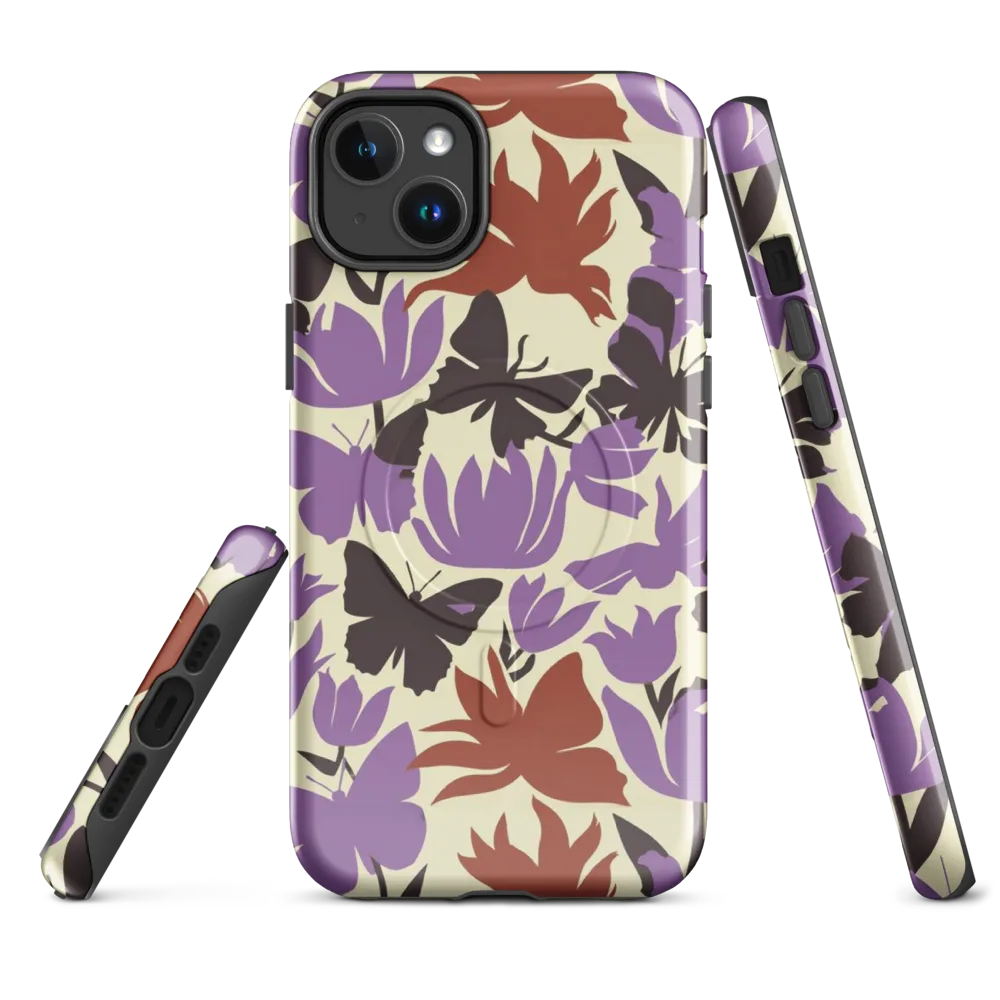 Violet Mariposa on MagSafe Tough Case for iPhone® — Front