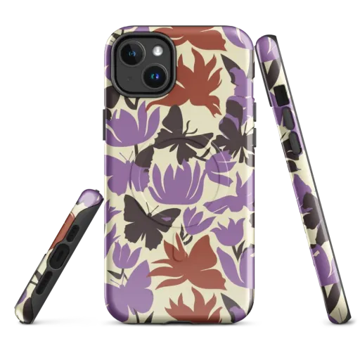 Violet Mariposa on a MagSafe Tough Case for iPhone®
