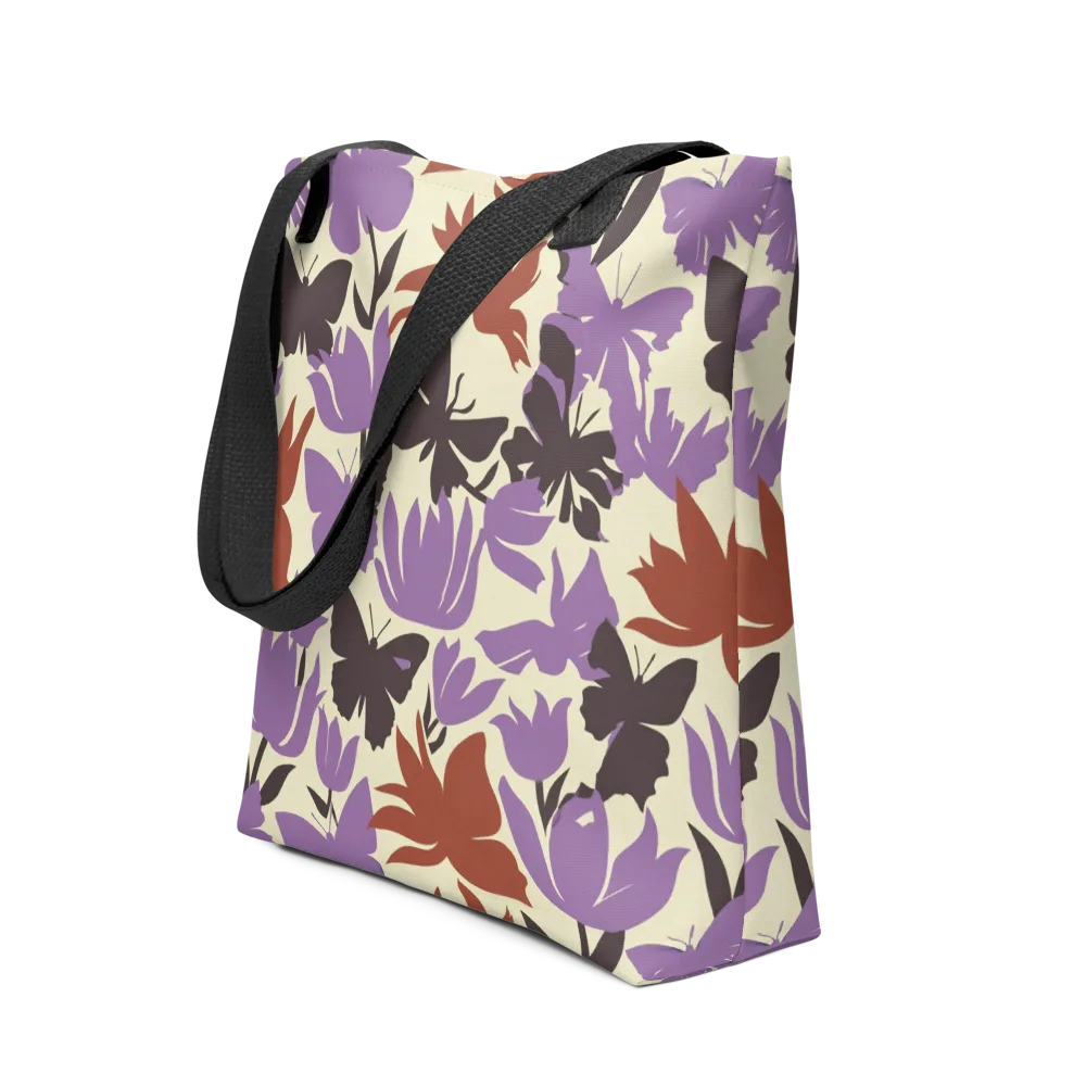 Violet Mariposa on Tote Bag — Front