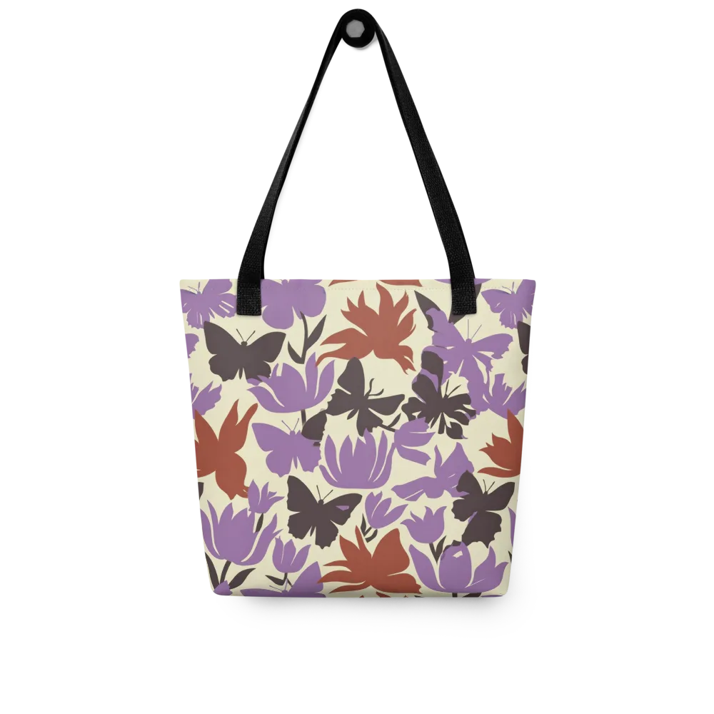 Violet Mariposa on Tote Bag — Front