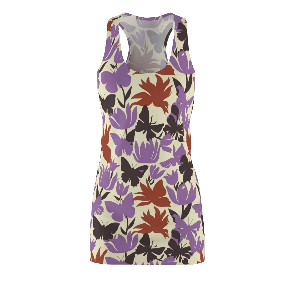 Violet Mariposa on Racerback Dress — Front