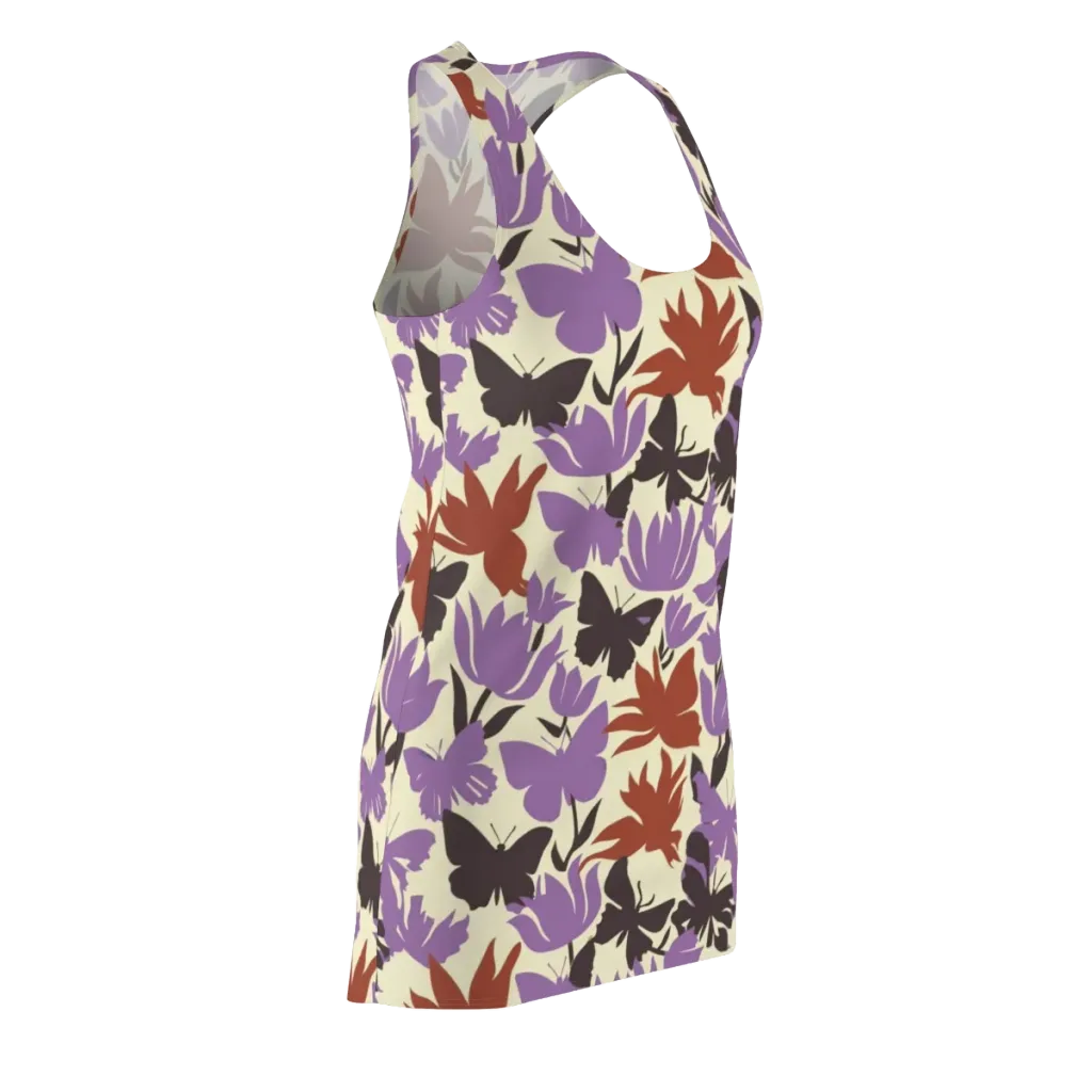 Violet Mariposa on Racerback Dress — Front Side
